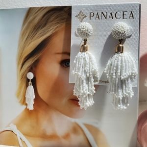 Panacea Beaded Tassel Earrings